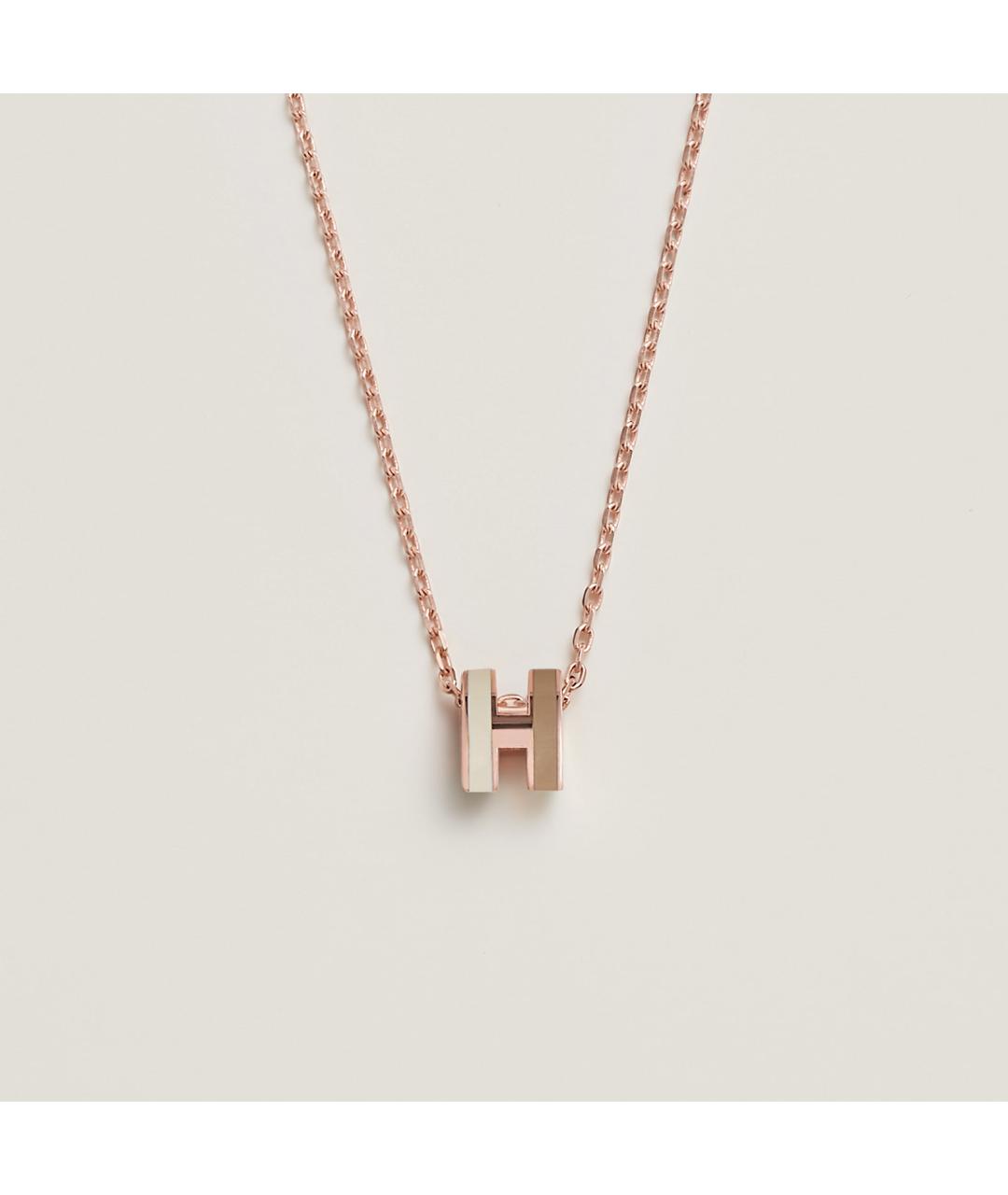 HERMES Бежевая металлическая подвеска, фото 2