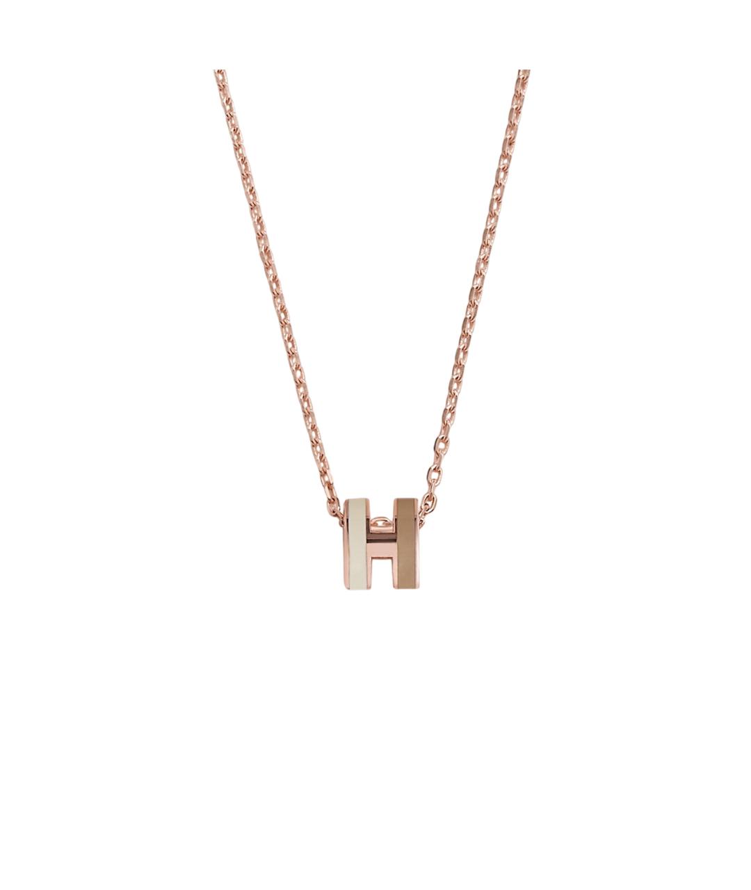 HERMES Бежевая металлическая подвеска, фото 1