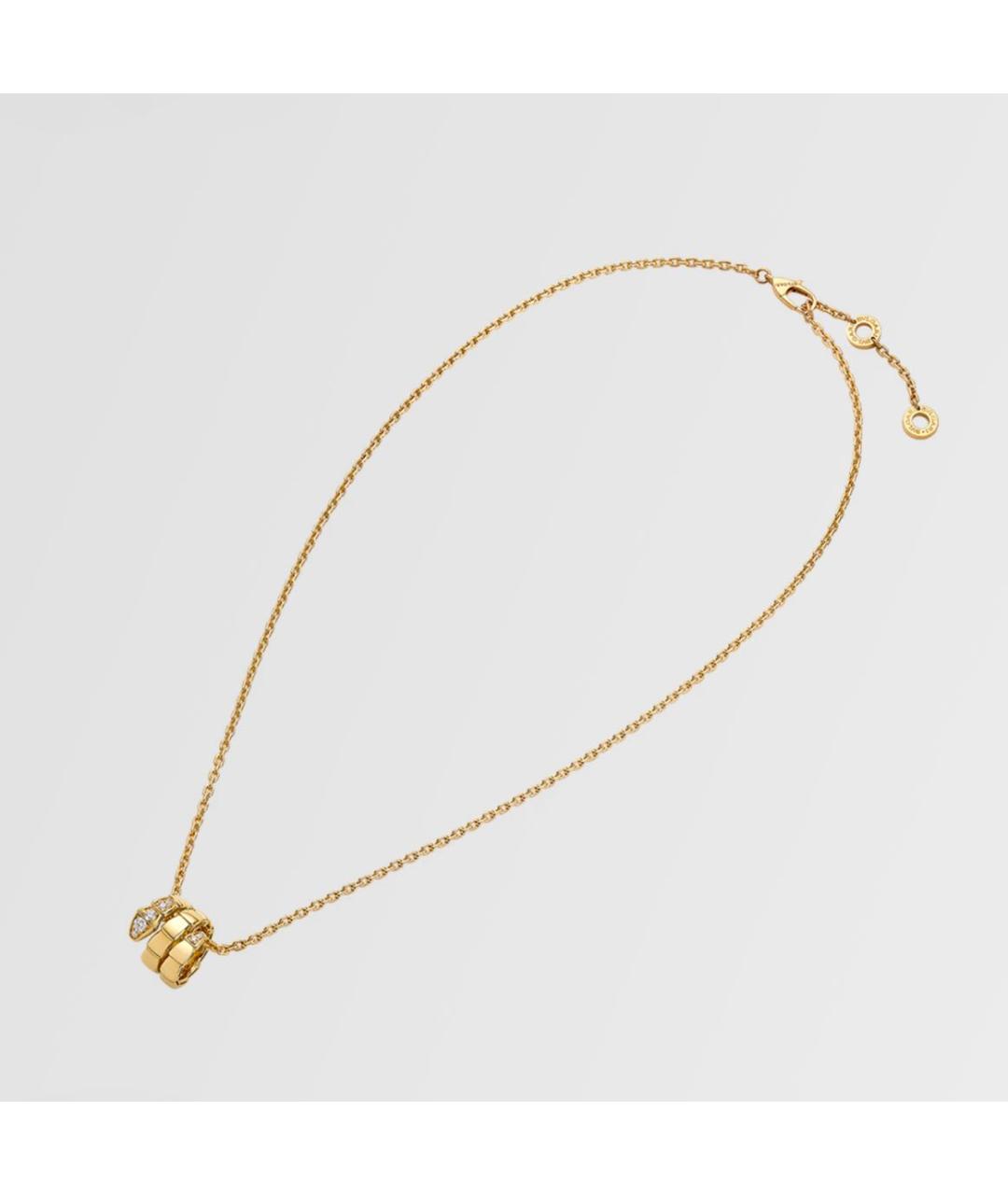 BVLGARI Золотое колье из желтого золота, фото 2