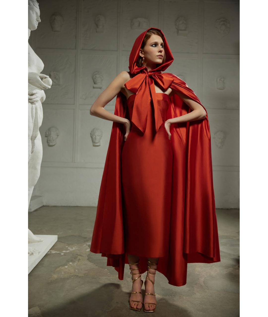 RASARIO Черное шелковое вечернее платье, фото 3