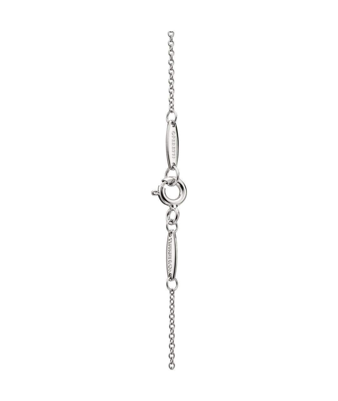 TIFFANY&CO Серебряное платиновое колье, фото 3