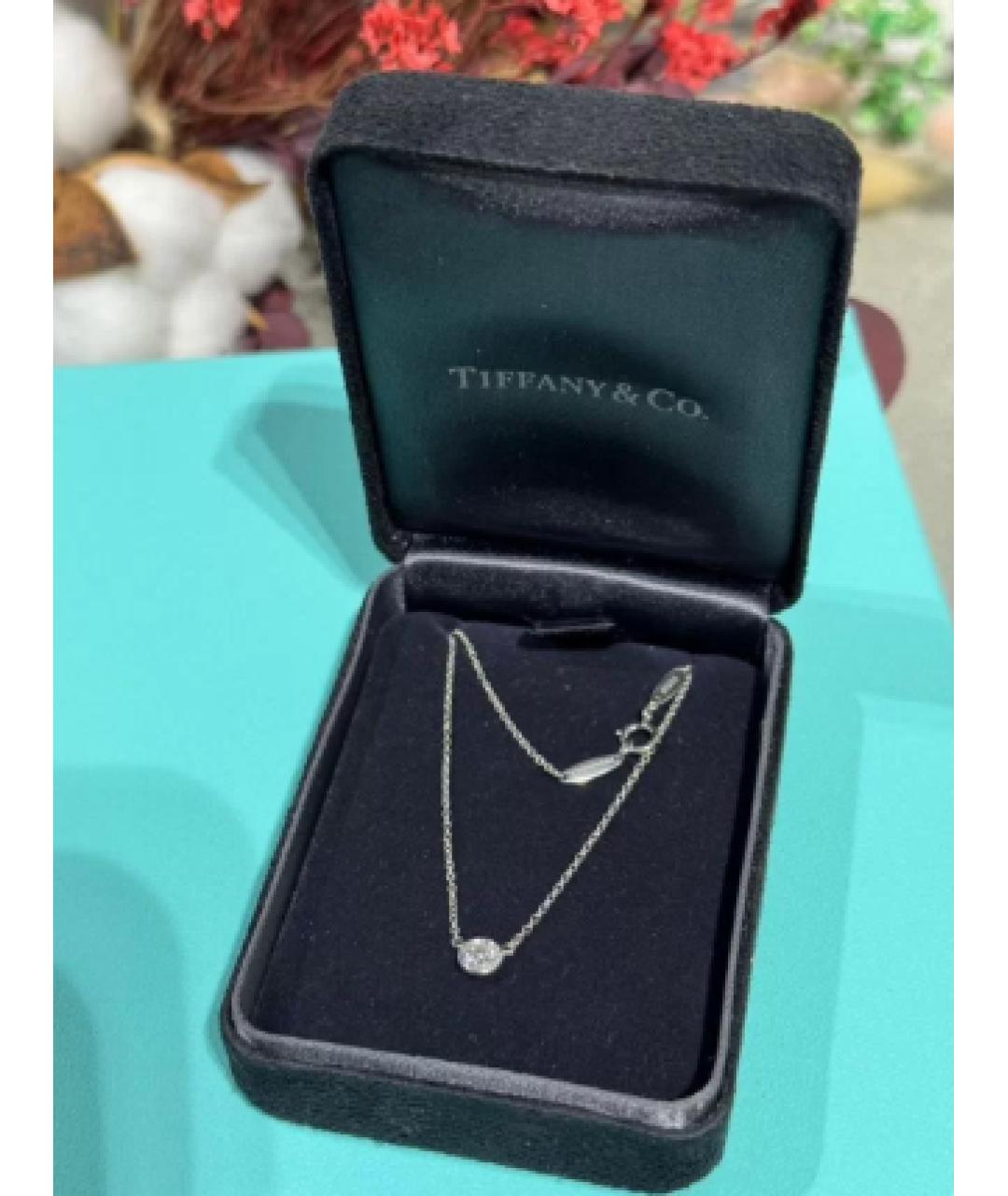 TIFFANY&CO Серебряное платиновое колье, фото 5