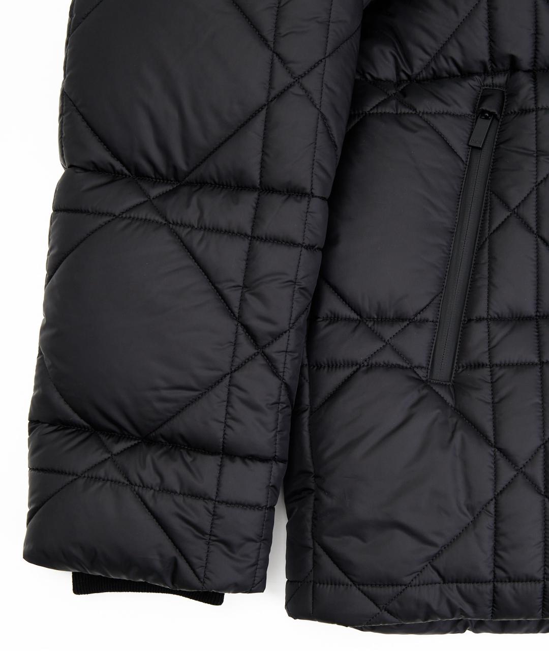 CHRISTIAN DIOR Черный полиамидовый пуховик, фото 5