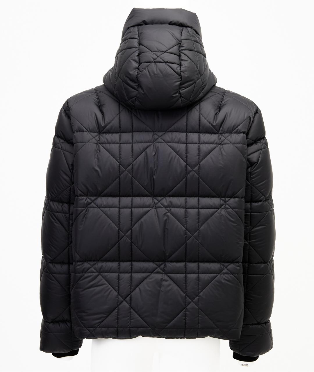 CHRISTIAN DIOR Черный полиамидовый пуховик, фото 2