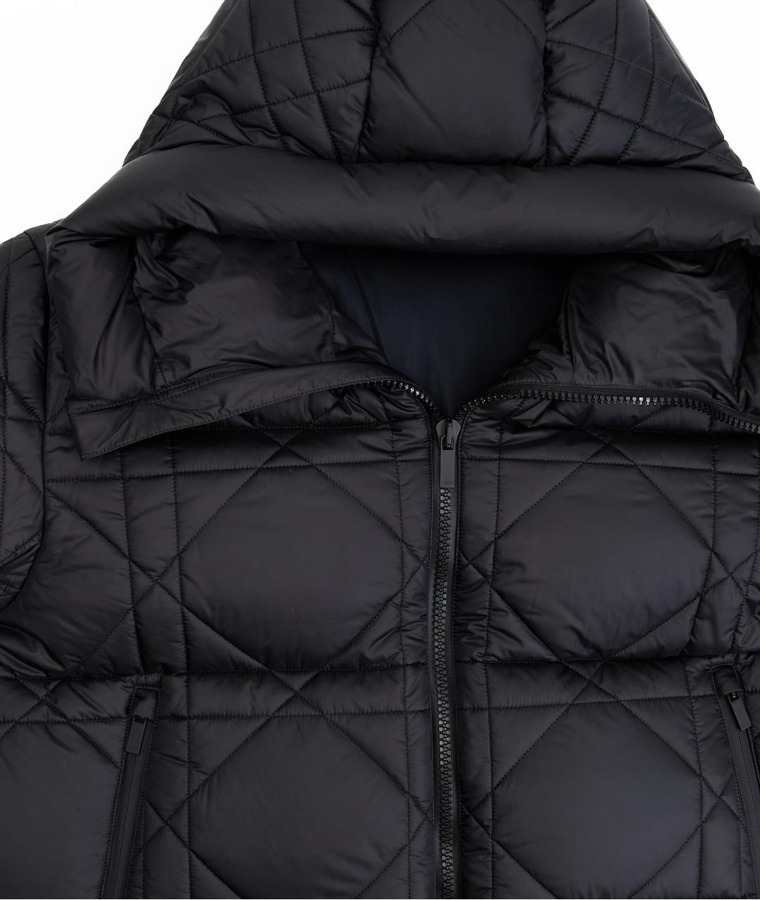 CHRISTIAN DIOR Черный полиамидовый пуховик, фото 3