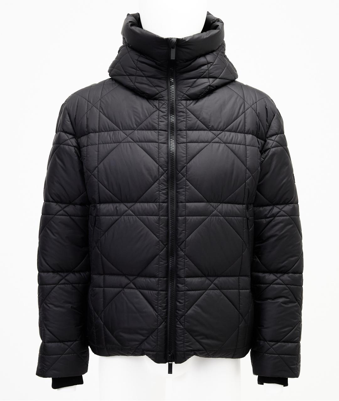 CHRISTIAN DIOR Черный полиамидовый пуховик, фото 8