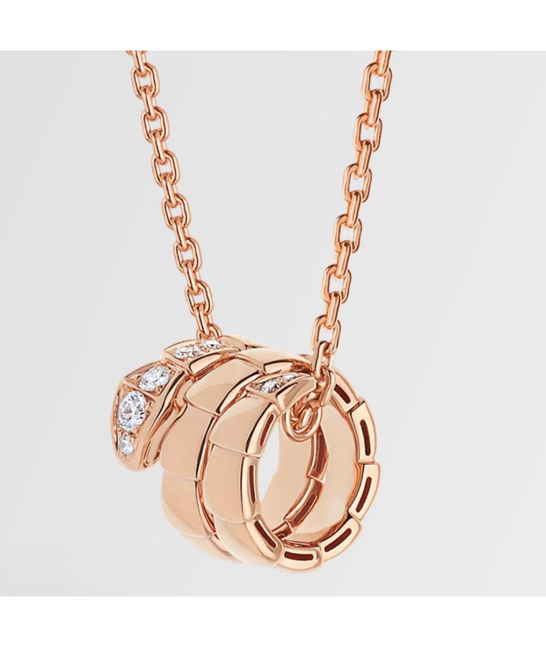 BVLGARI Розовое колье из розового золота, фото 4