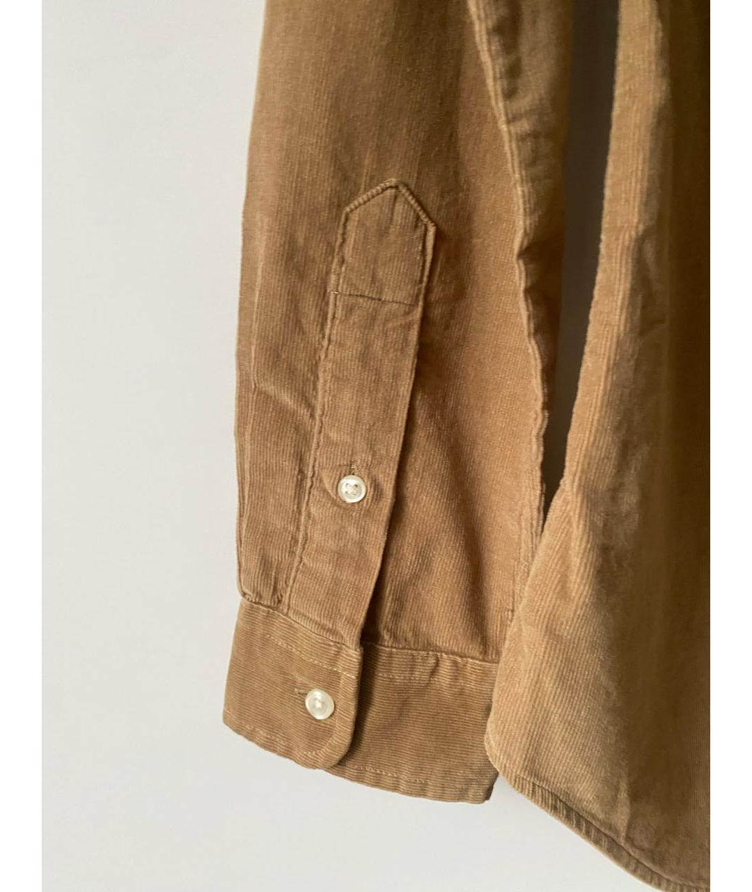 POLO RALPH LAUREN Бежевая хлопковая рубашка, фото 3