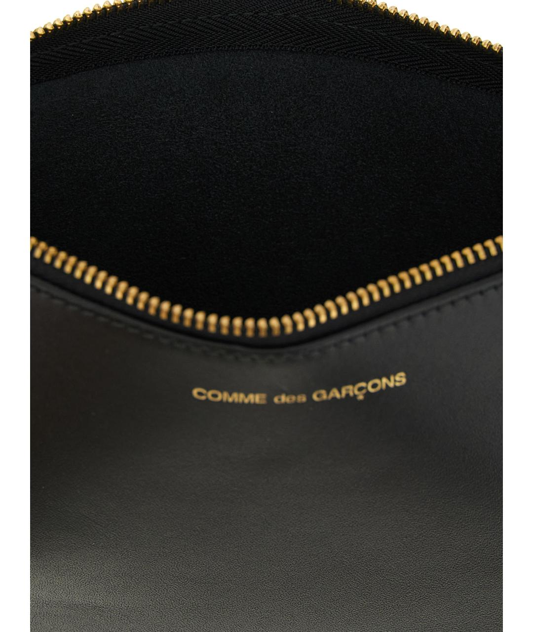 COMME DES GARÇONS WALLET Черный кожаный кошелек, фото 4