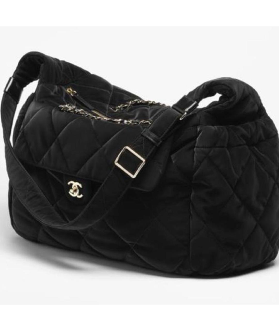 CHANEL Черная замшевая сумка через плечо, фото 2