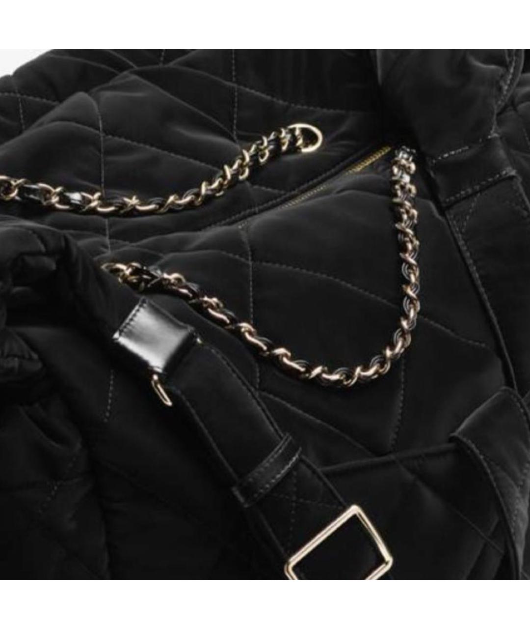 CHANEL Черная замшевая сумка через плечо, фото 3