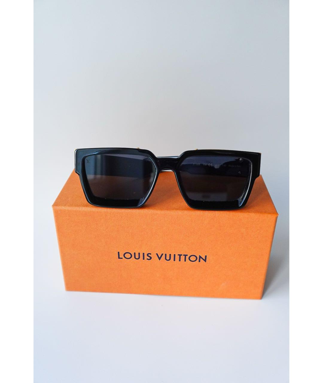 LOUIS VUITTON Черные пластиковые солнцезащитные очки, фото 2