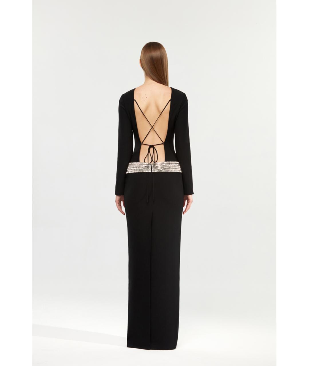 RASARIO Черное полиэстеровое вечернее платье, фото 5