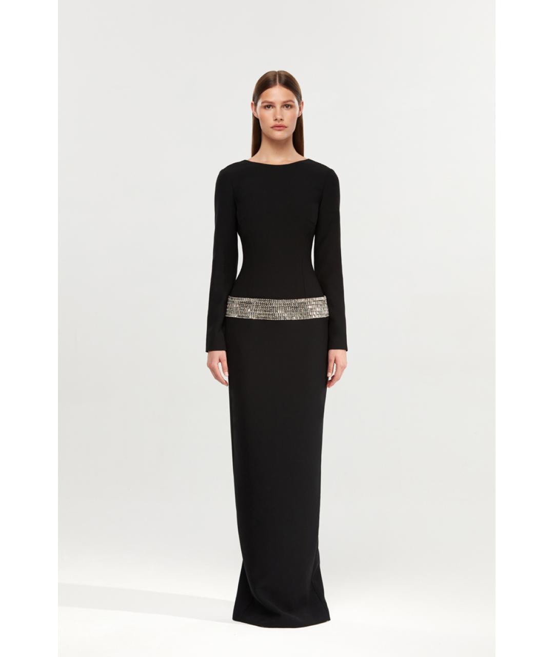 RASARIO Черное полиэстеровое вечернее платье, фото 3