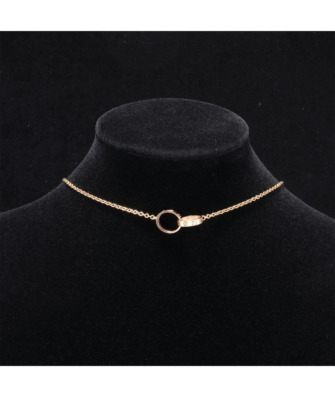 CARTIER Золотое колье из розового золота, фото 5