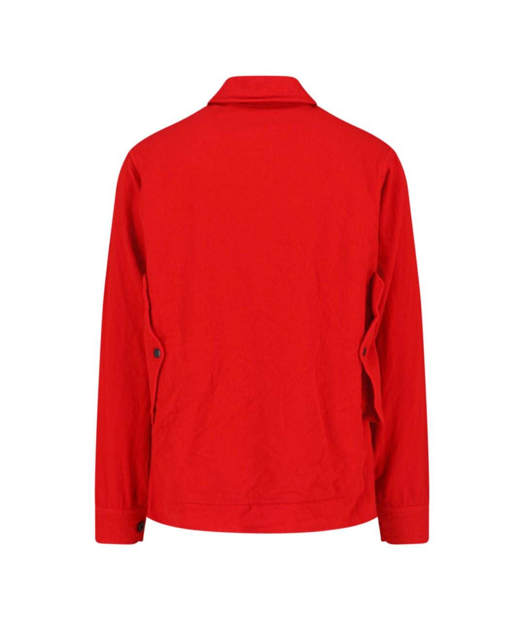 JUNYA WATANABE Красная шерстяная кэжуал рубашка, фото 2