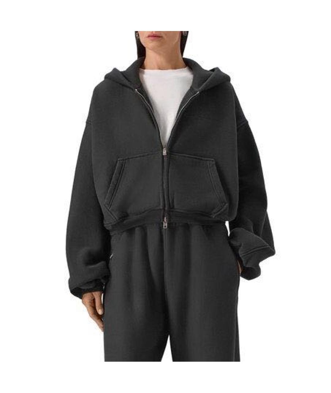 ALEXANDER WANG Черный хлопковый костюм с брюками, фото 4