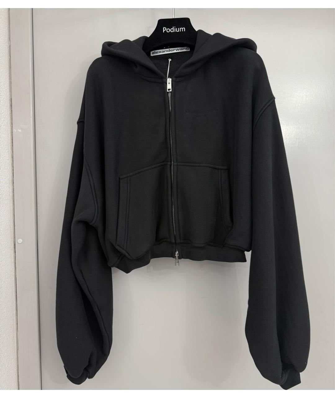 ALEXANDER WANG Черный хлопковый костюм с брюками, фото 7