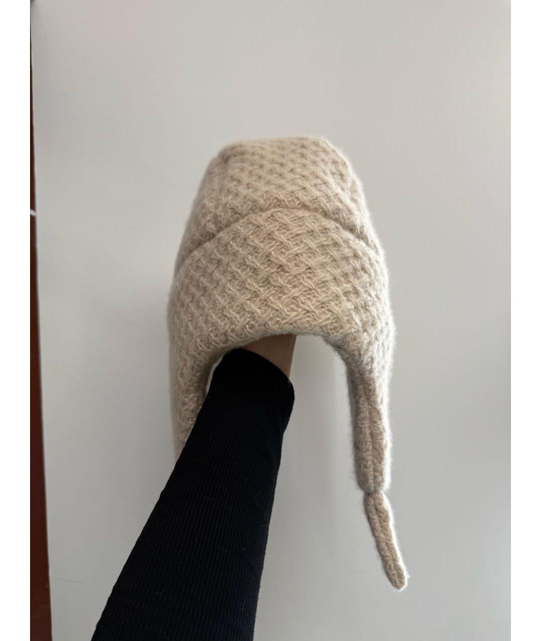 CHANEL Бежевая кашемировая шапка, фото 2