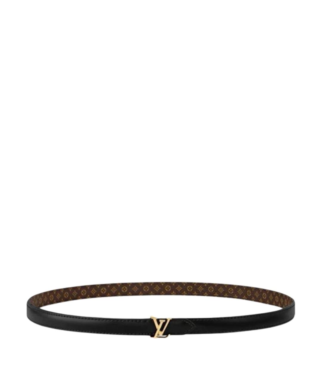 LOUIS VUITTON Коричневый кожаный ремень, фото 1