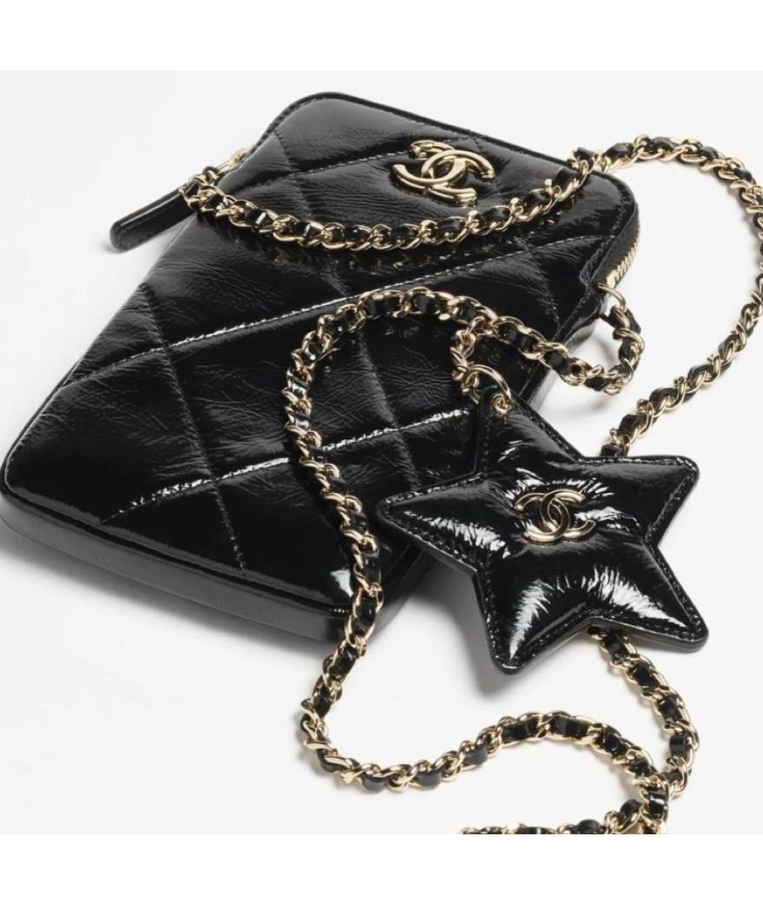 CHANEL Черная тканевая сумка через плечо, фото 2