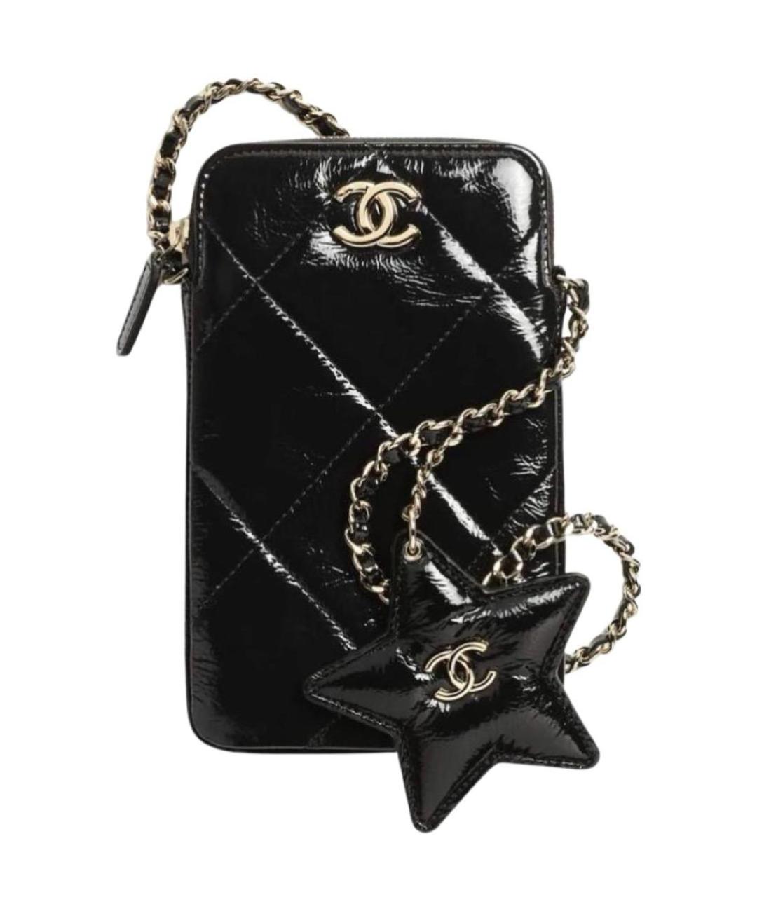 CHANEL Черная тканевая сумка через плечо, фото 1