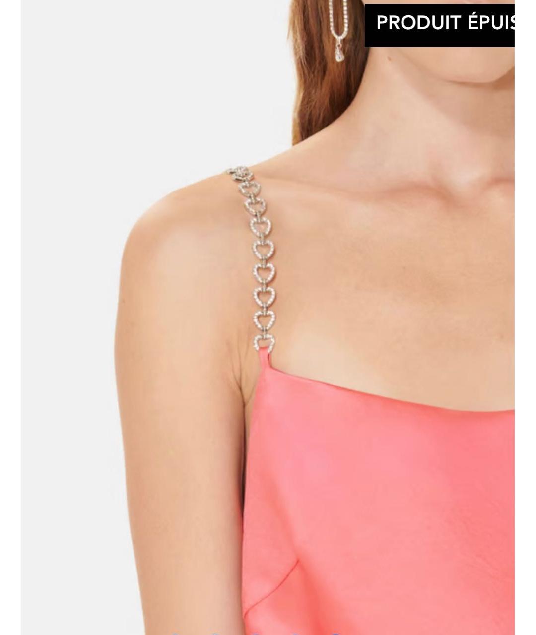 Tara Jarmon Коралловое полиэстеровое коктейльное платье, фото 4