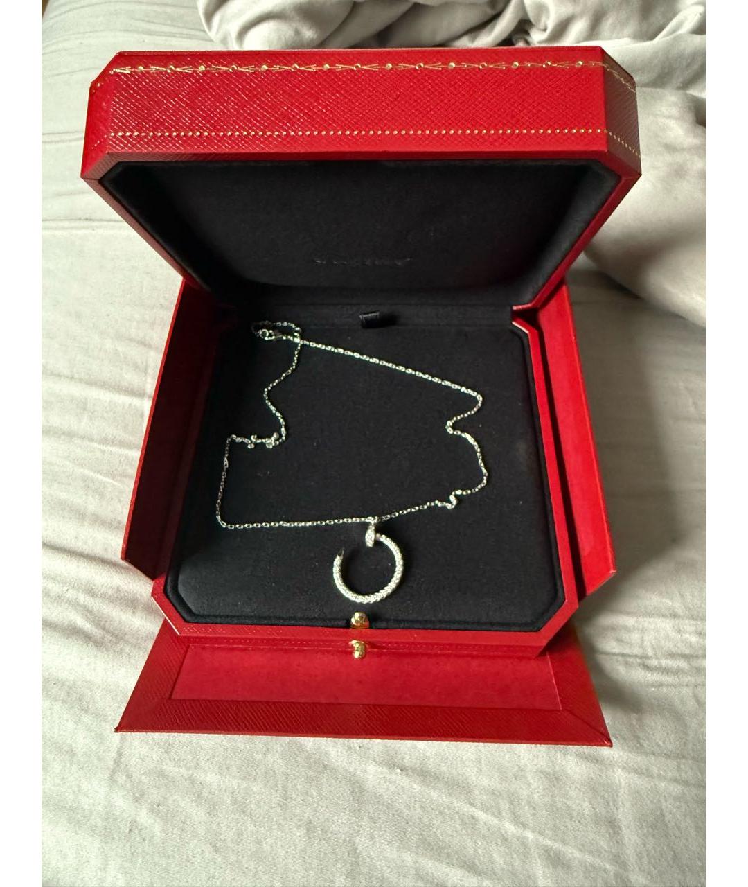 CARTIER Белый кулон из белого золота, фото 5
