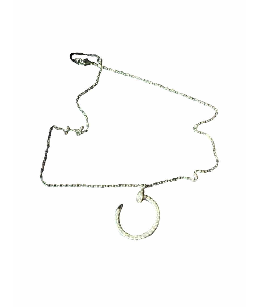 CARTIER Белый кулон из белого золота, фото 1