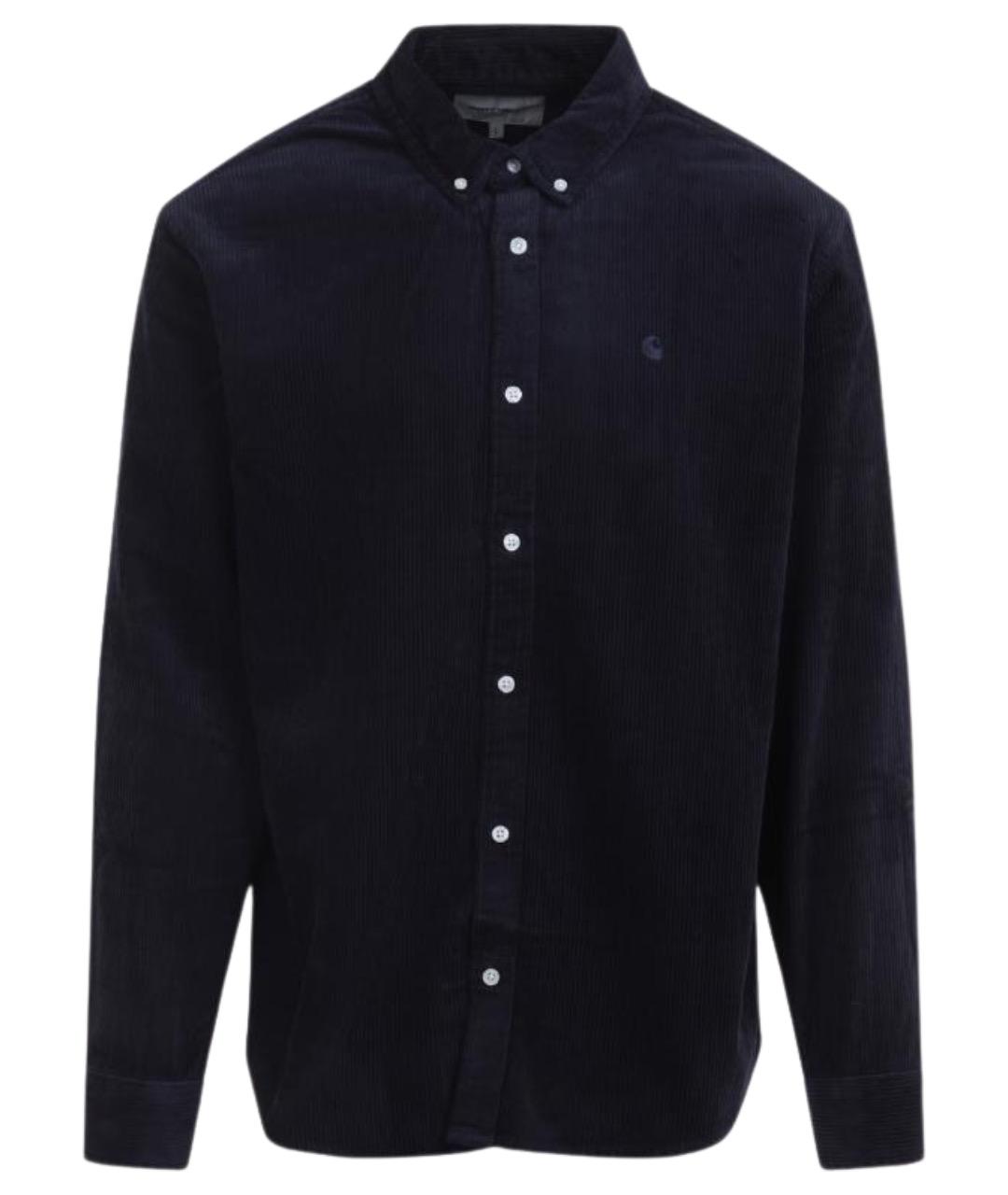 CARHARTT WIP Темно-синяя хлопковая кэжуал рубашка, фото 1