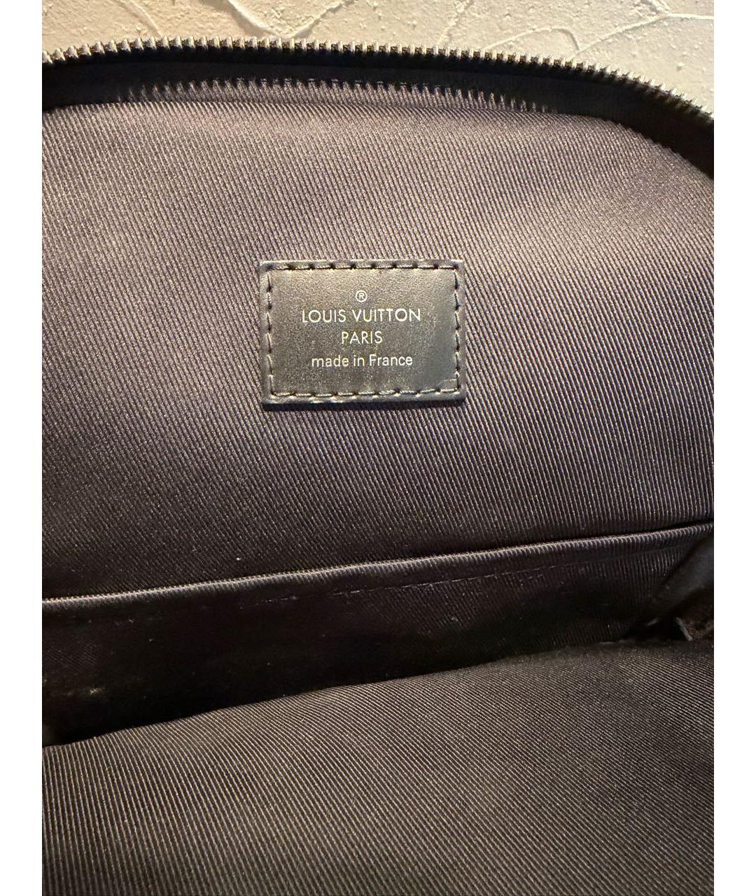 LOUIS VUITTON Антрацитовая сумка на плечо, фото 4