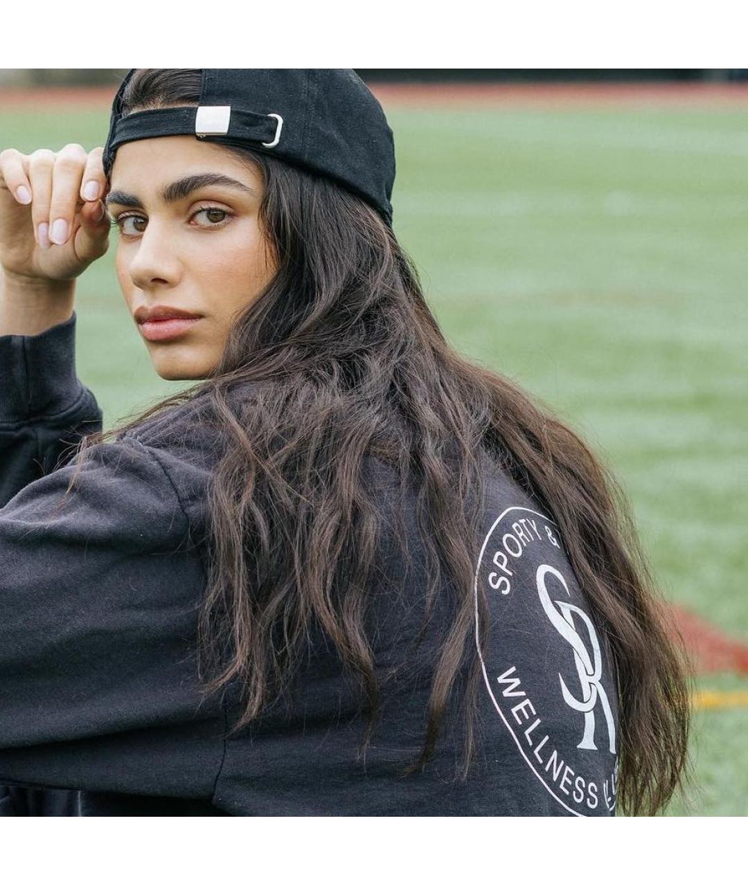 SPORTY AND RICH Черный хлопковый спортивные костюмы, фото 7