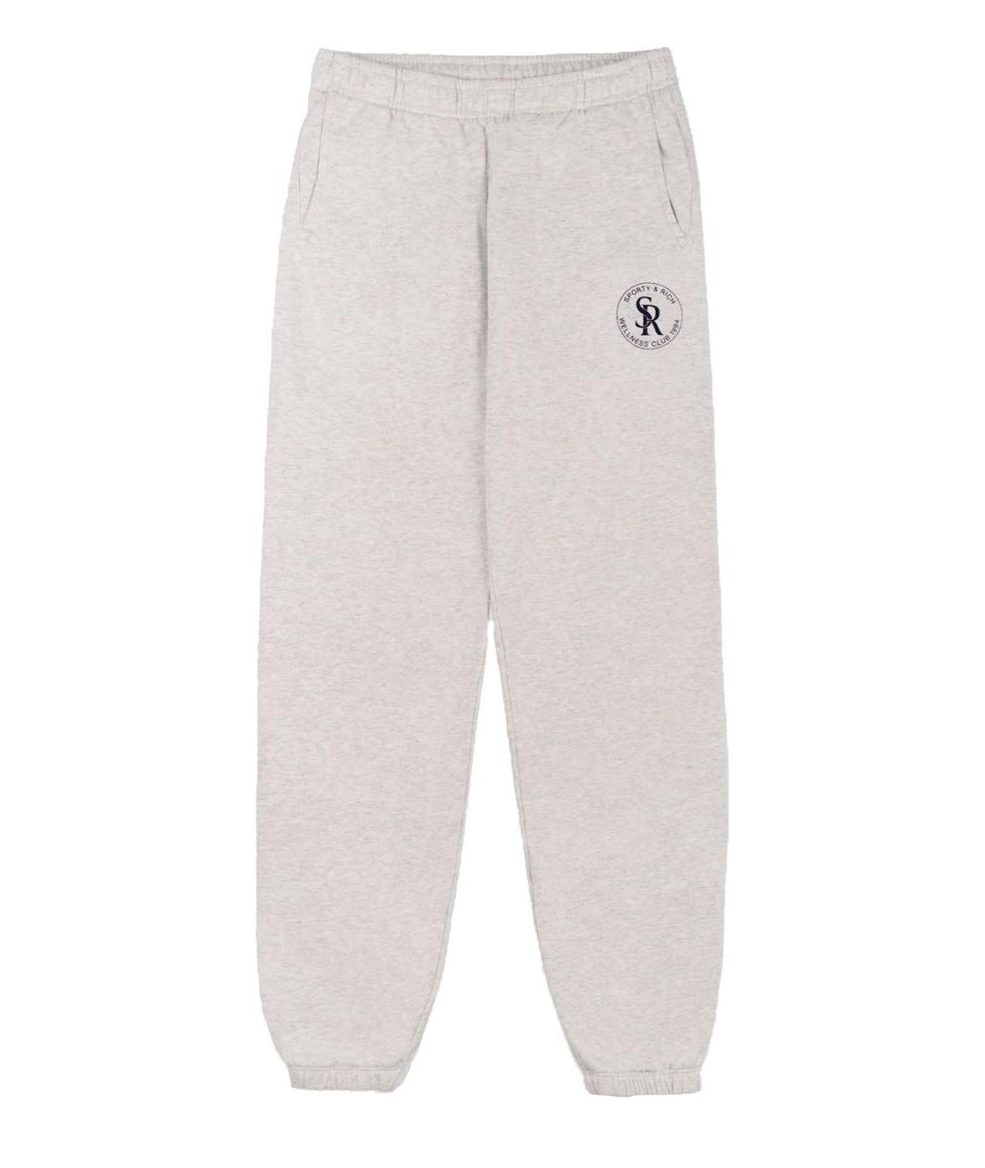 SPORTY AND RICH Черный хлопковый спортивные костюмы, фото 2