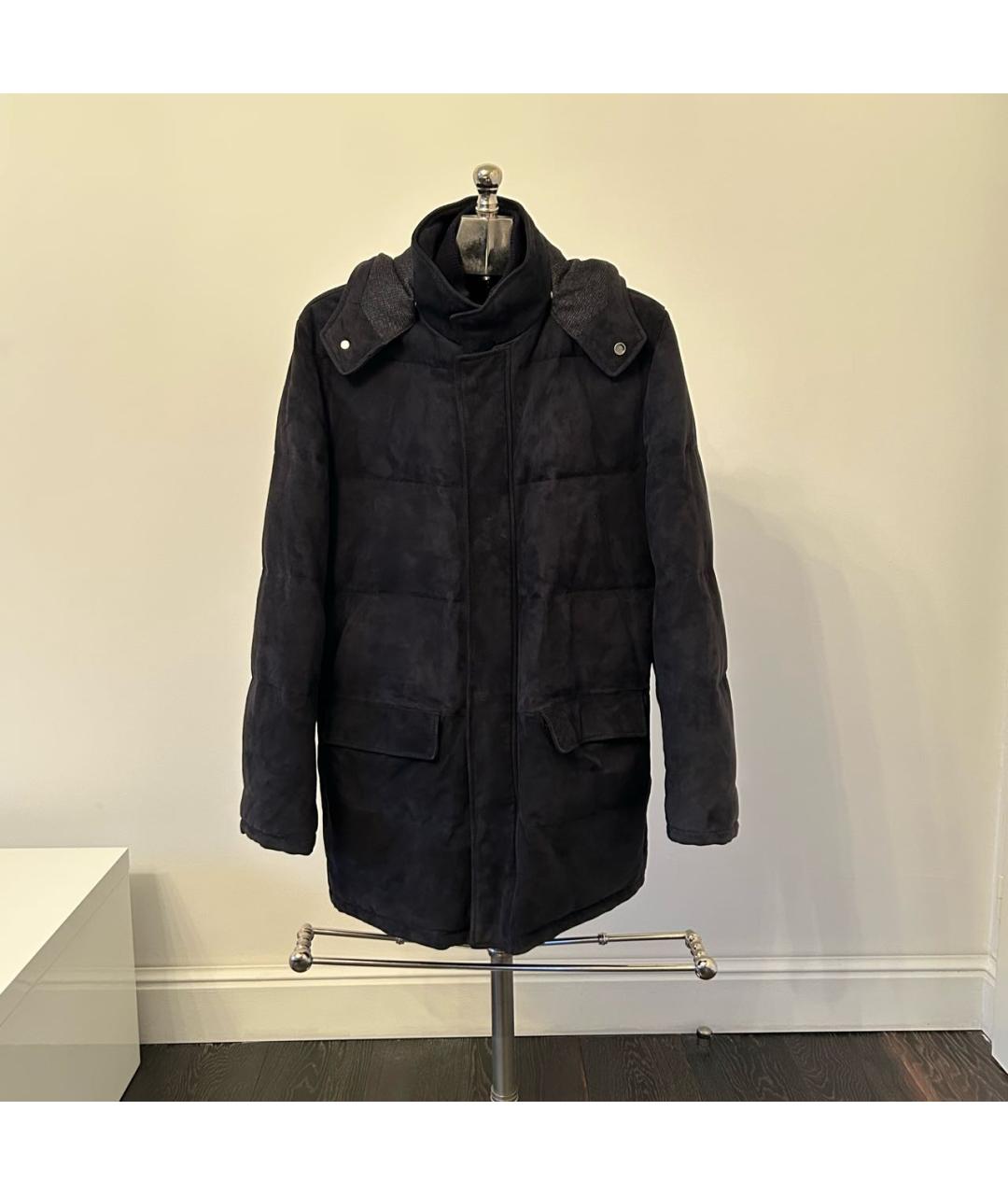 ZILLI Темно-синяя кашемировая куртка, фото 6