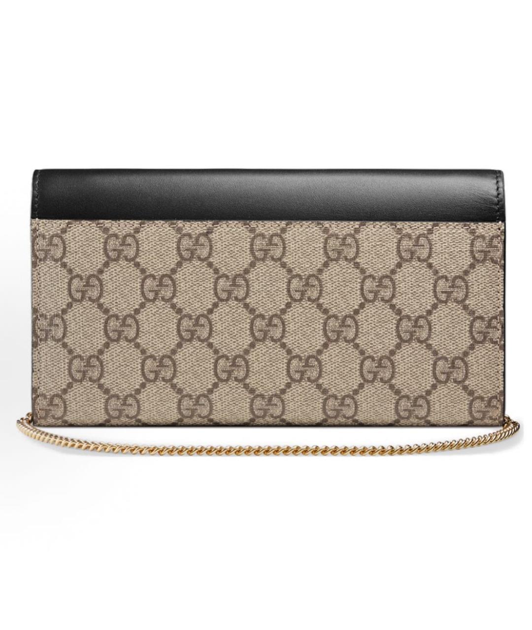 GUCCI Коричневая кожаная сумка через плечо, фото 2