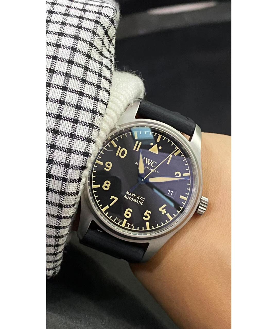IWC Schaffhausen Серебряные часы, фото 5