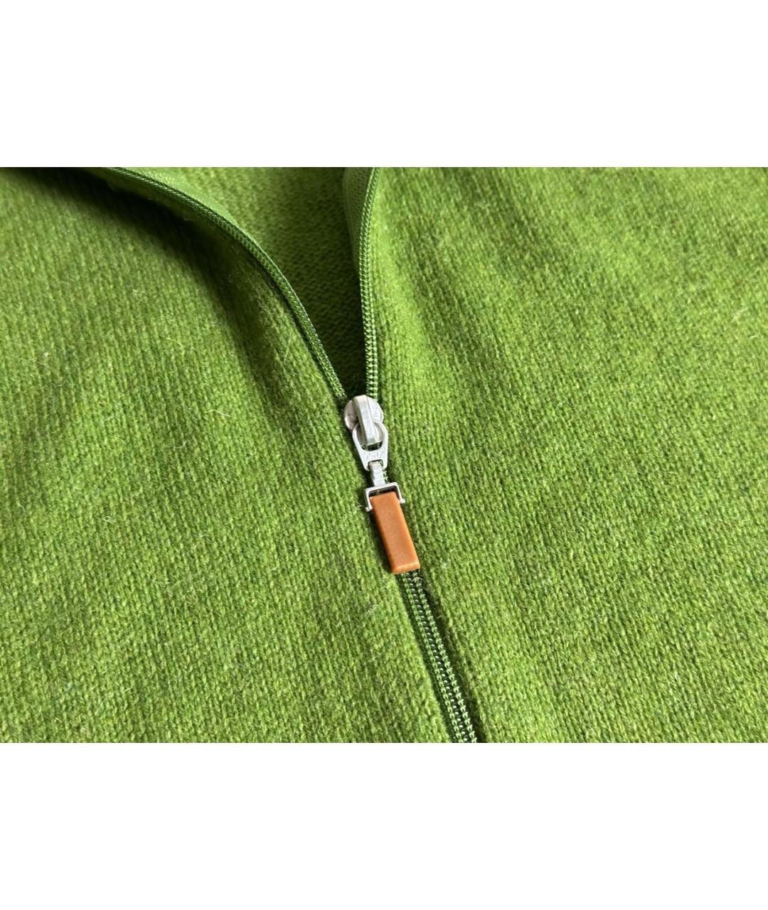 POLO RALPH LAUREN Зеленый шерстяной джемпер / свитер, фото 4