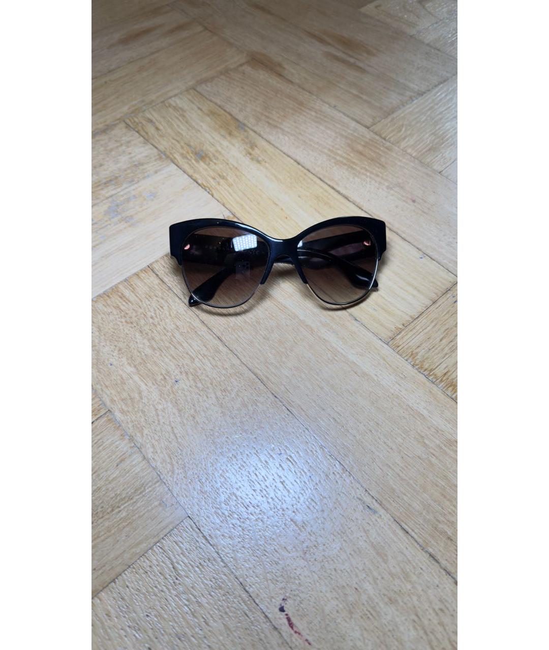 PRADA Черные пластиковые солнцезащитные очки, фото 4