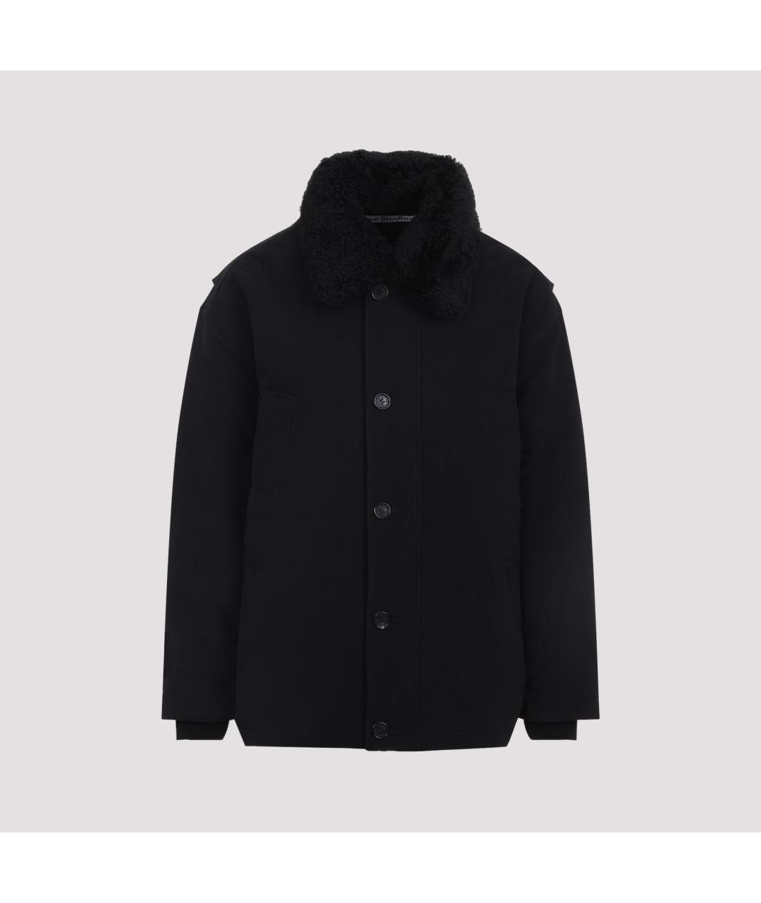 ACNE STUDIOS Черная синтетическая куртка, фото 2