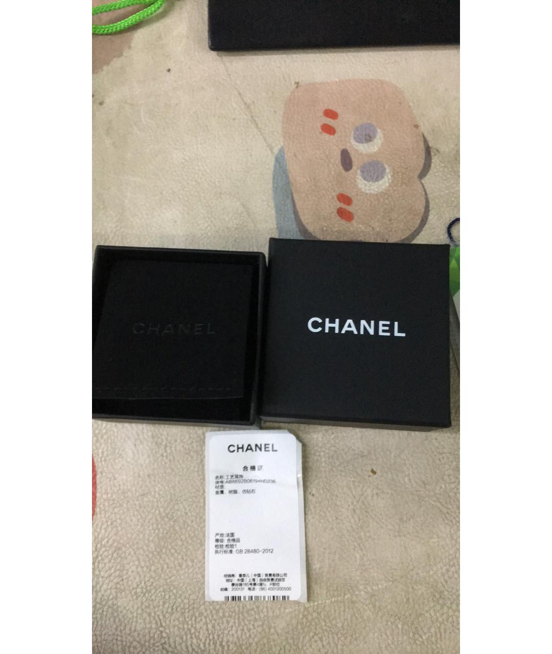 CHANEL Серебряные серьги, фото 7