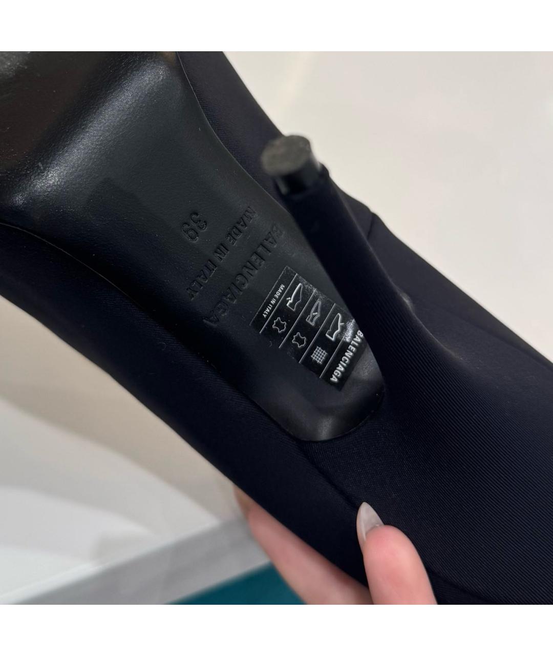 BALENCIAGA Черные туфли, фото 6