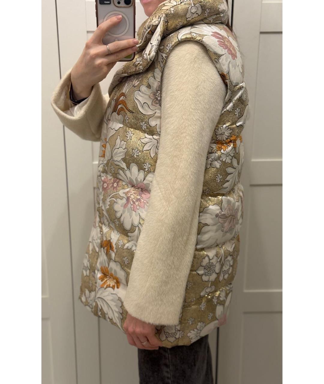 FENDI Бежевый хлопковый жилет, фото 3