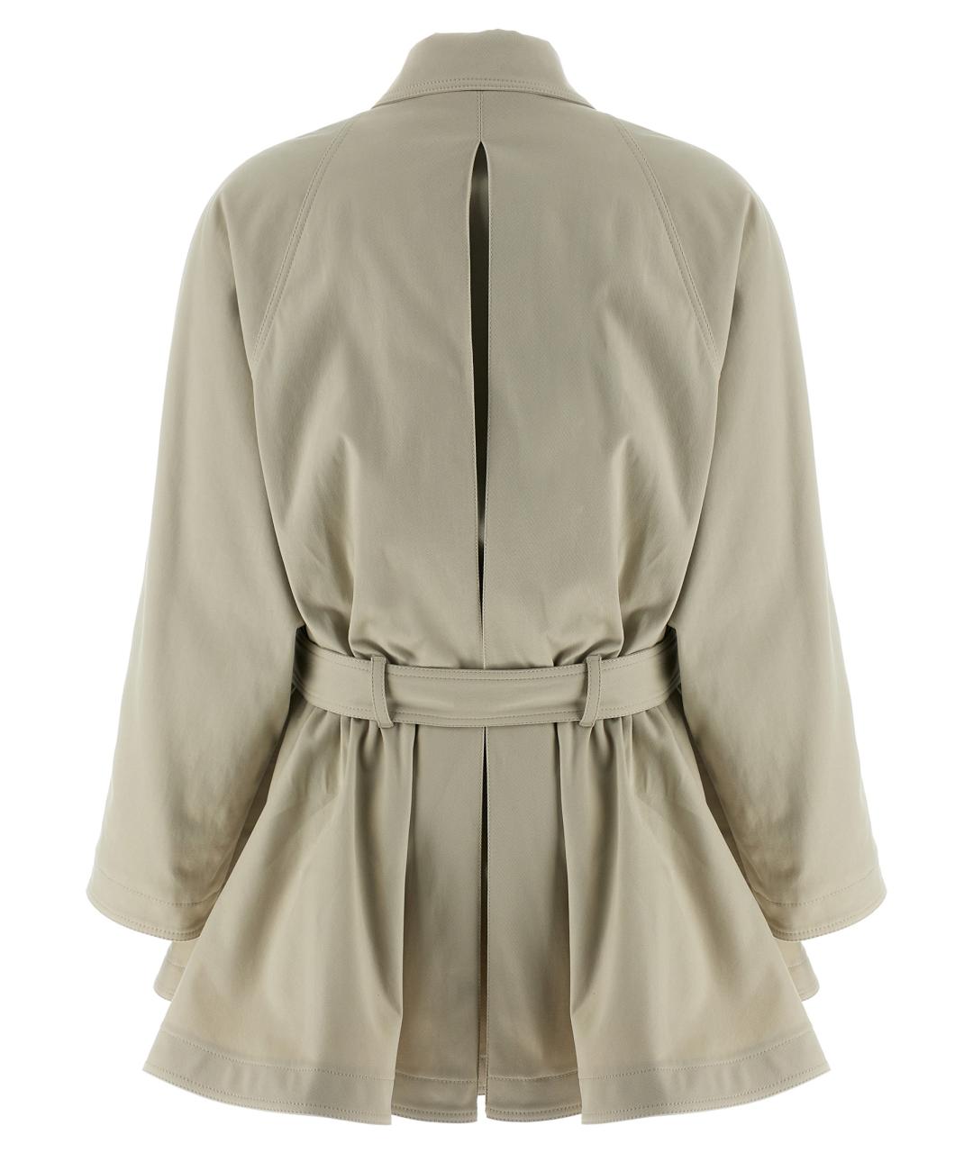 GIOVANNI BEDIN Бежевое ацетатное повседневное платье, фото 2