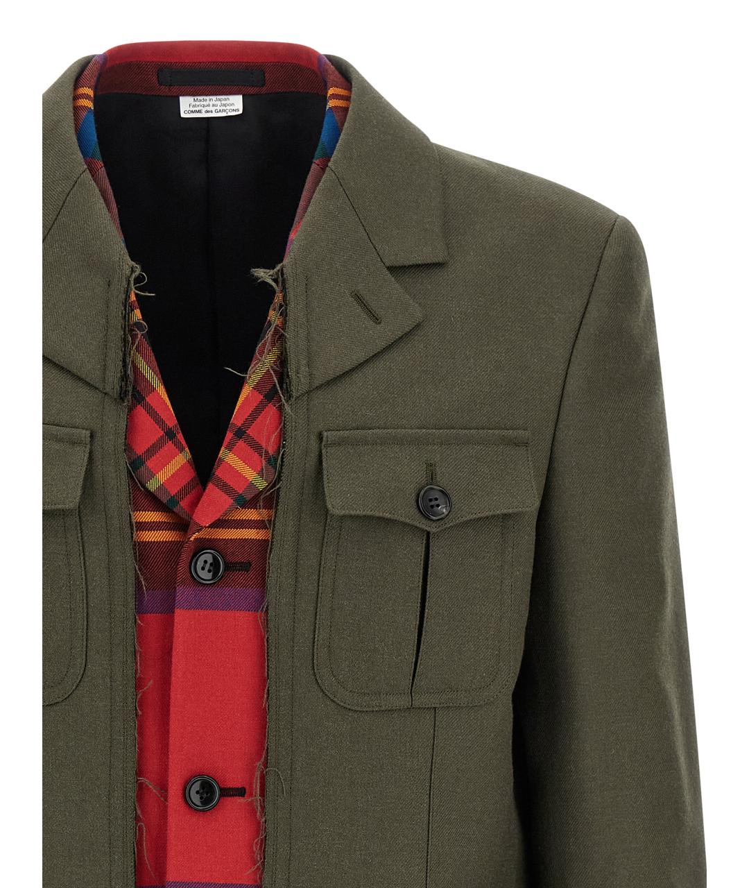 COMME DES GARÇONS HOMME PLUS Мульти шерстяная куртка, фото 3