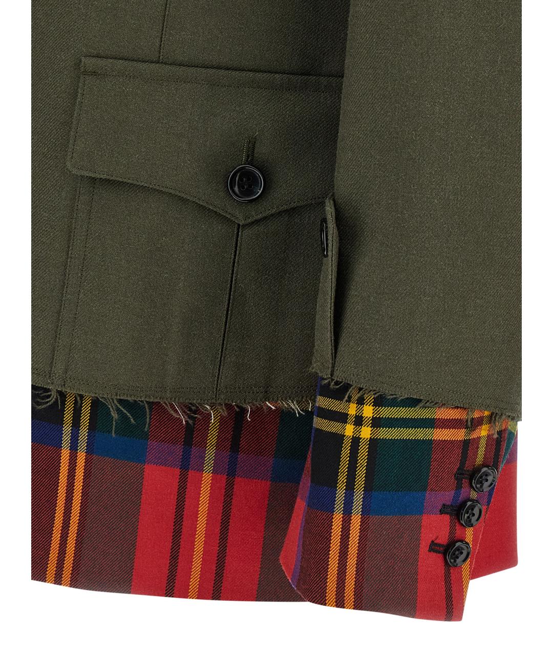 COMME DES GARÇONS HOMME PLUS Мульти шерстяная куртка, фото 4