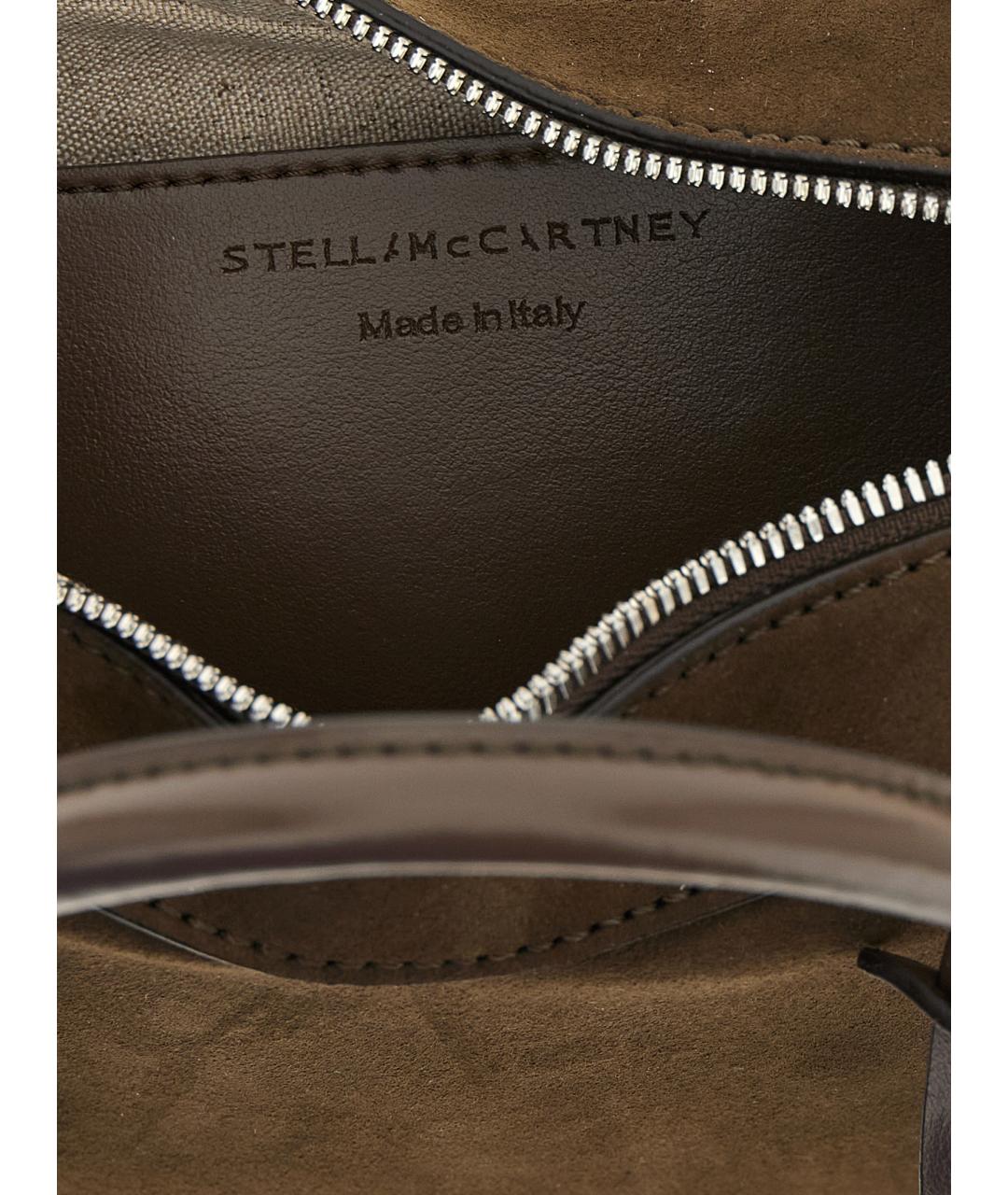 STELLA MCCARTNEY Коричневая сумка тоут из искусственной кожи, фото 4