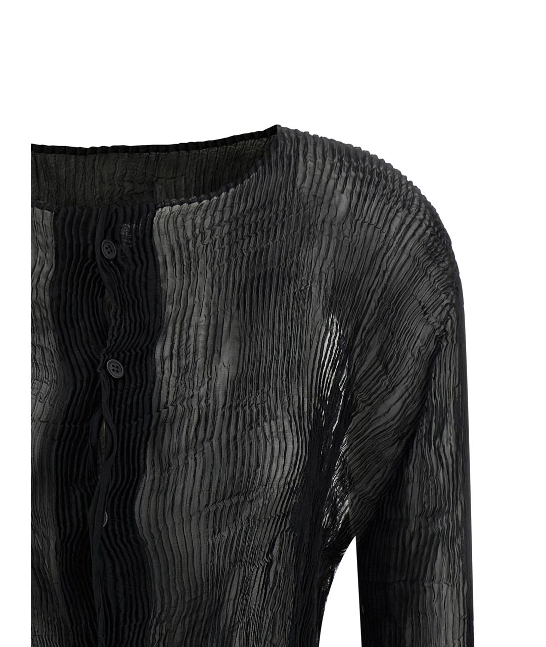 ISSEY MIYAKE Черная полиэстеровая блузы, фото 3