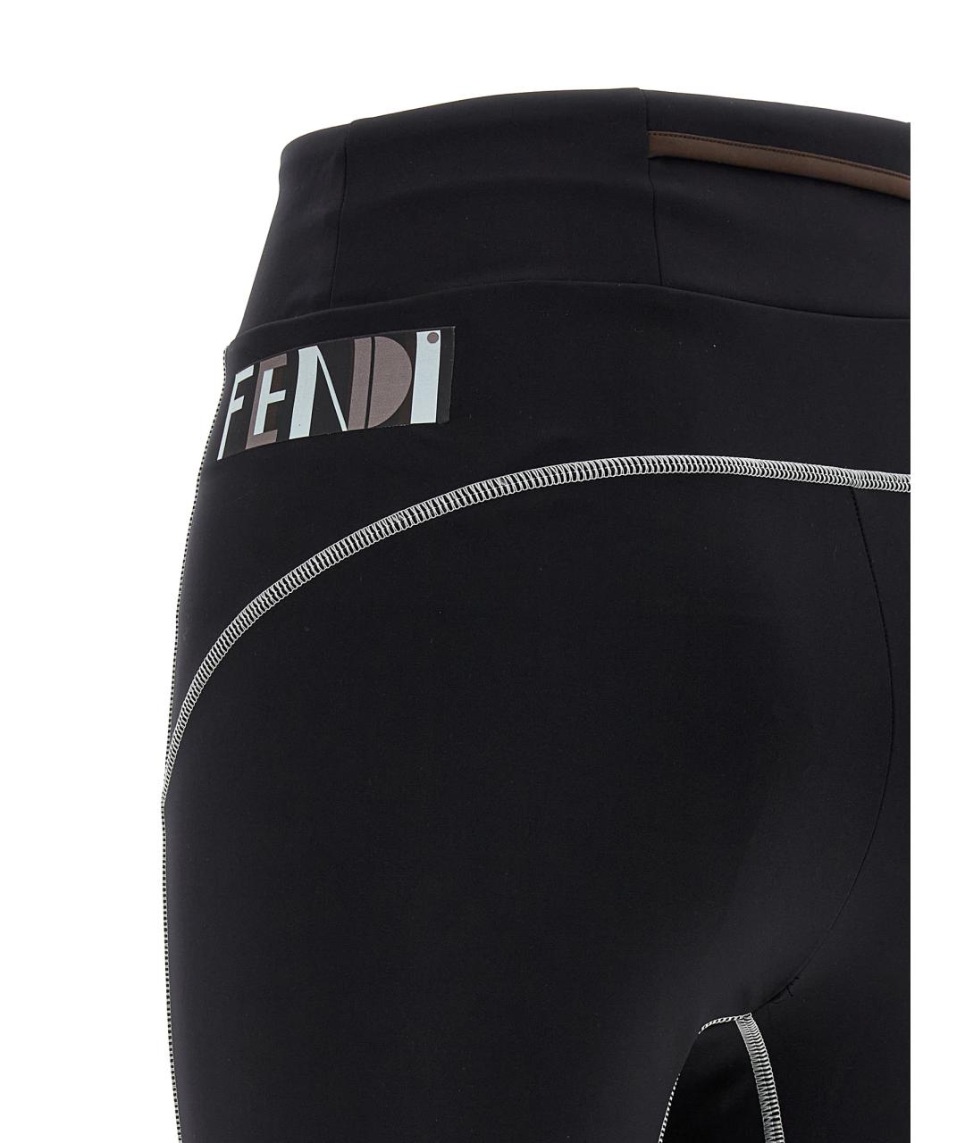 FENDI Мульти полиамидовые леггинсы и велосипедки, фото 4