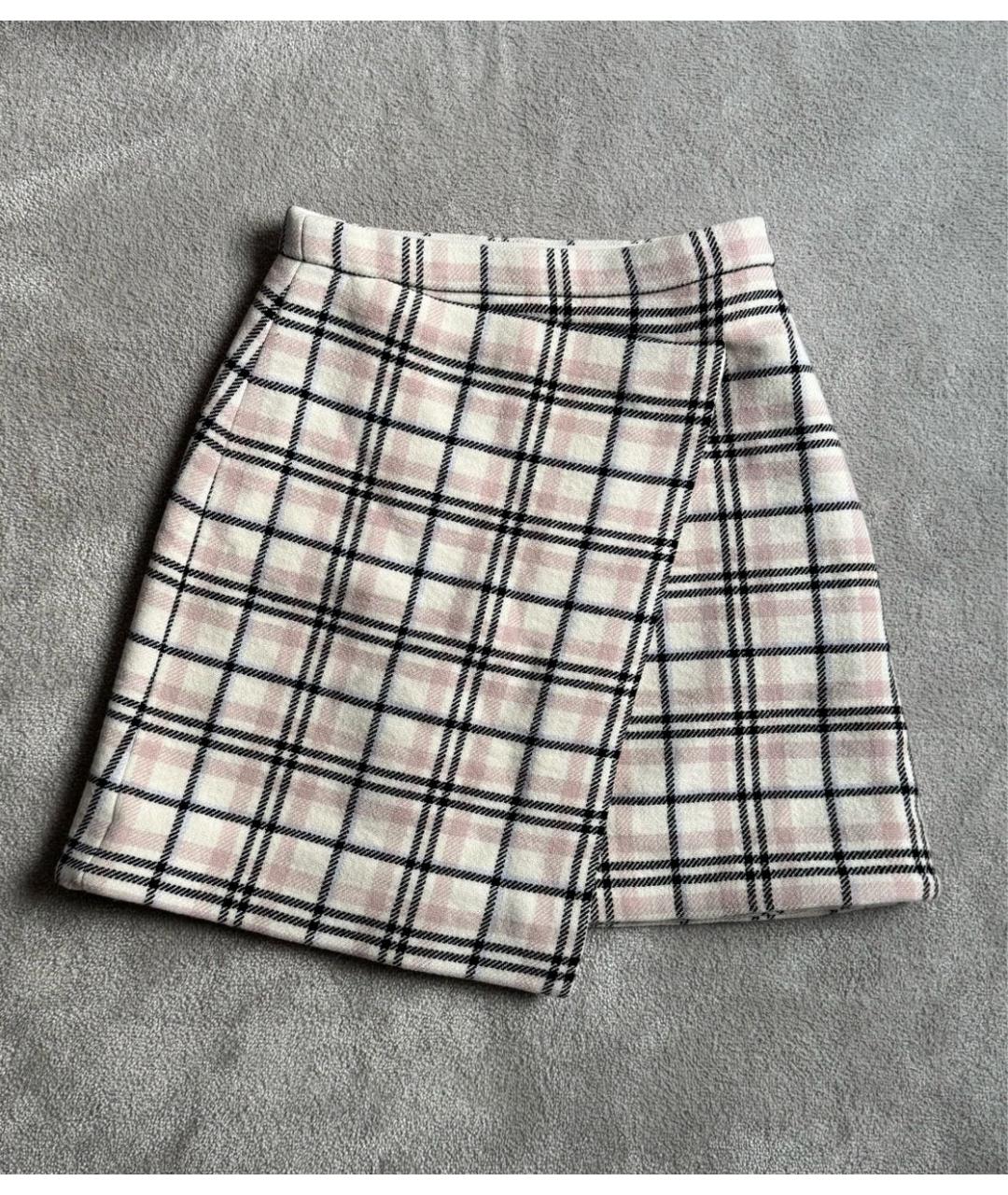 Carven Бежевая юбка мини, фото 6