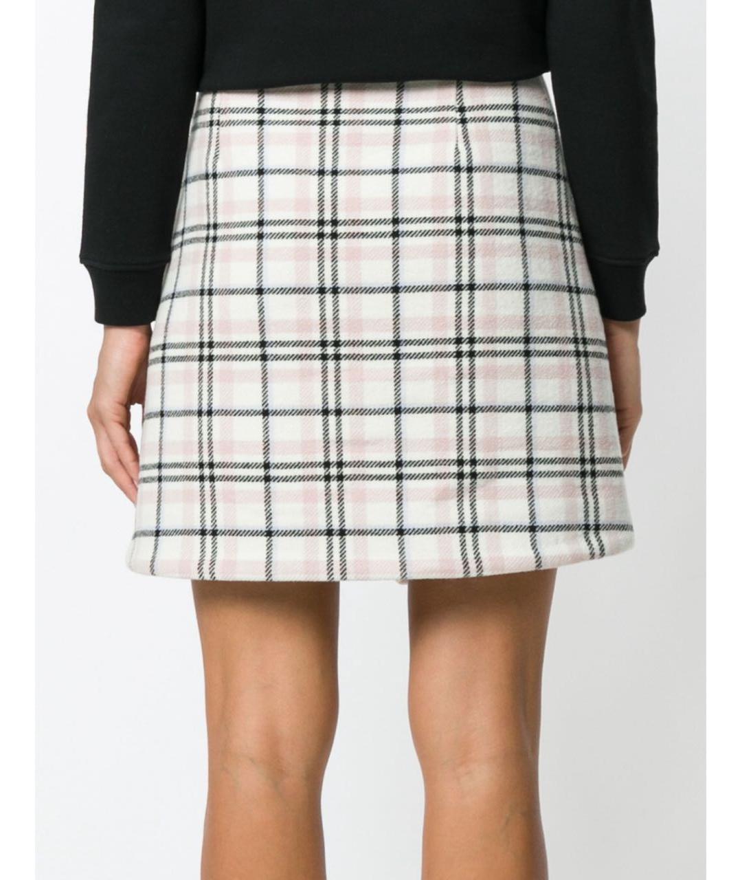 Carven Бежевая юбка мини, фото 4